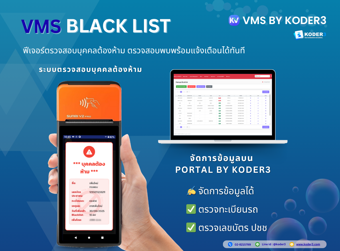 ระบบ Black List ผู้ไม่พึงประสงค์