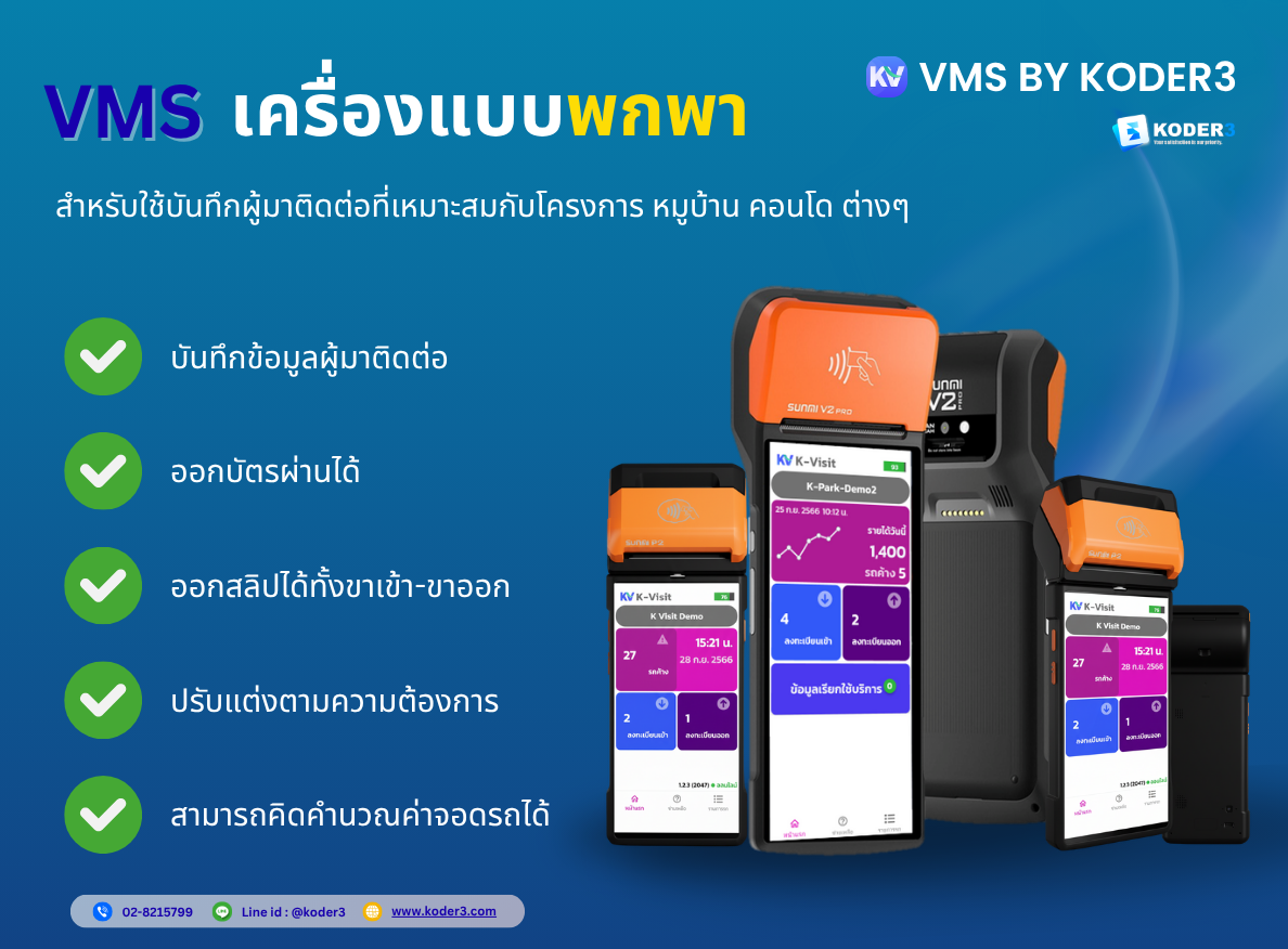 เครื่อง VMS แบบพกพา